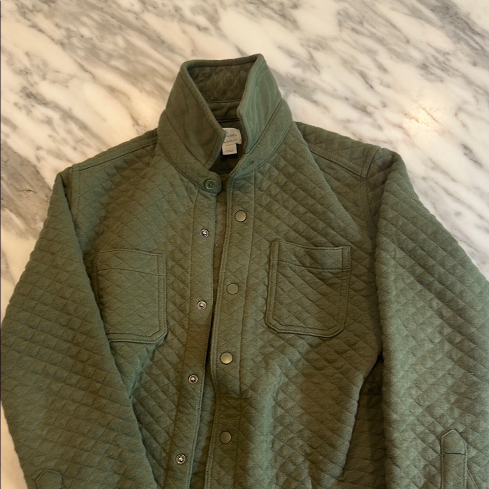 Crewcuts Green Lightweight Quilted Jacket